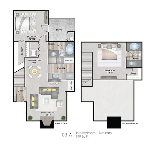 Floor plan B3-A