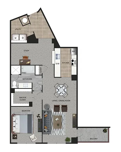 Floor plan TA2.1R