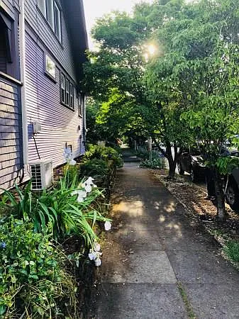 Sidewalk on SE Alder