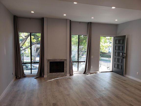 View from living room looking towards main entry and front windows