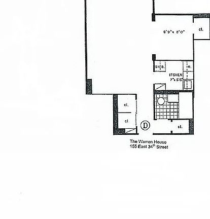 2nd image of 155 E 34th St APT 16D