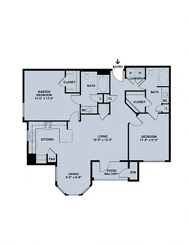 Floor plan B1