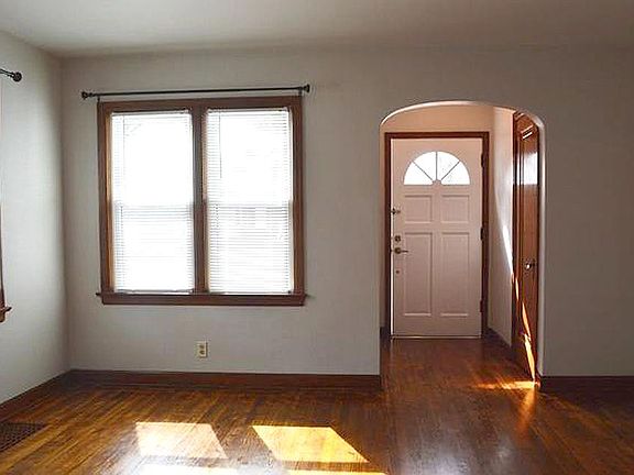 Living Room and Foyer with Hardwood Floors