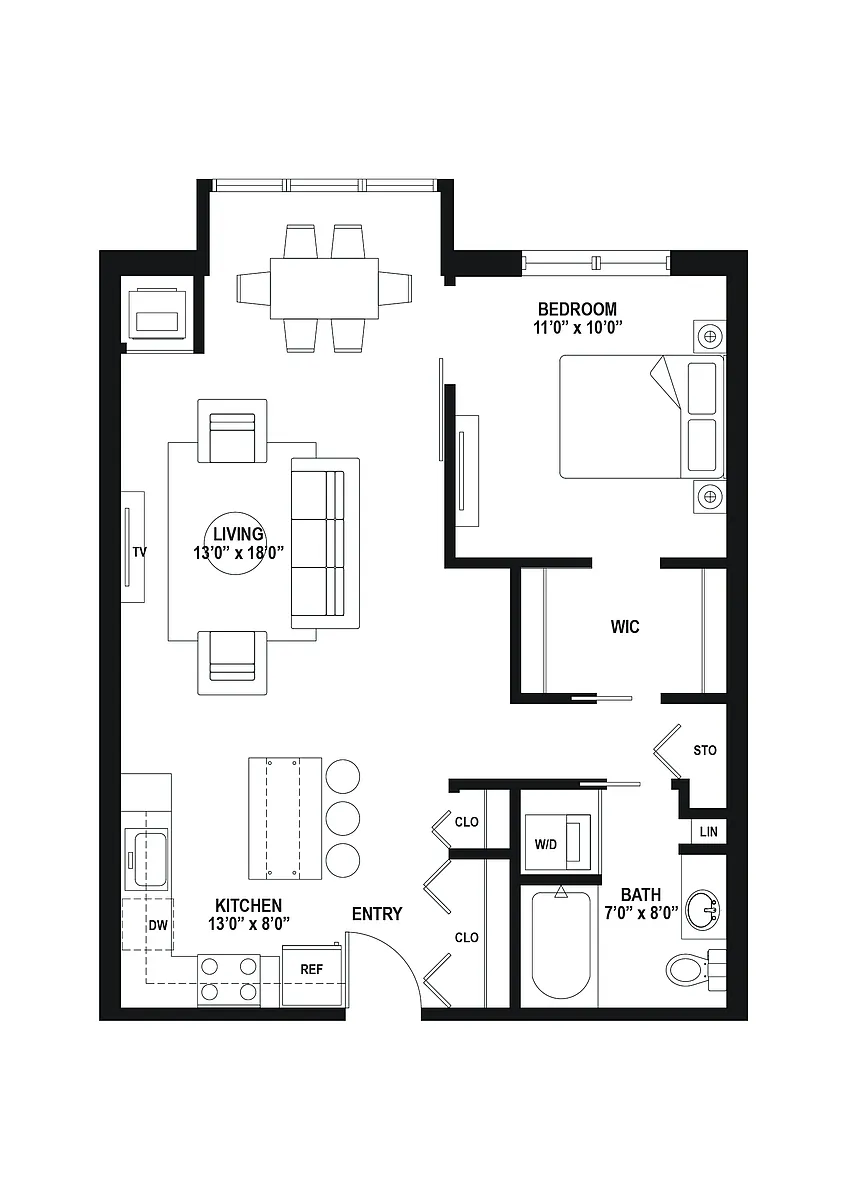 Floor plan B7