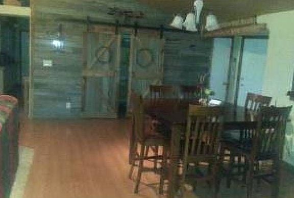 Custom made barn wood off