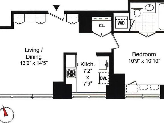 2nd image of 60 E 55th St #B14