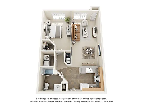 Floor plan Singleton