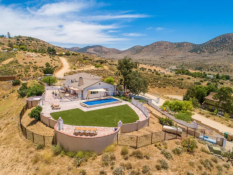 Arial view from yard