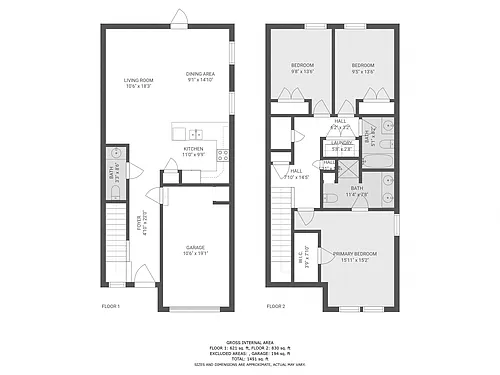 Floor plan 3 Bedroom Palm B