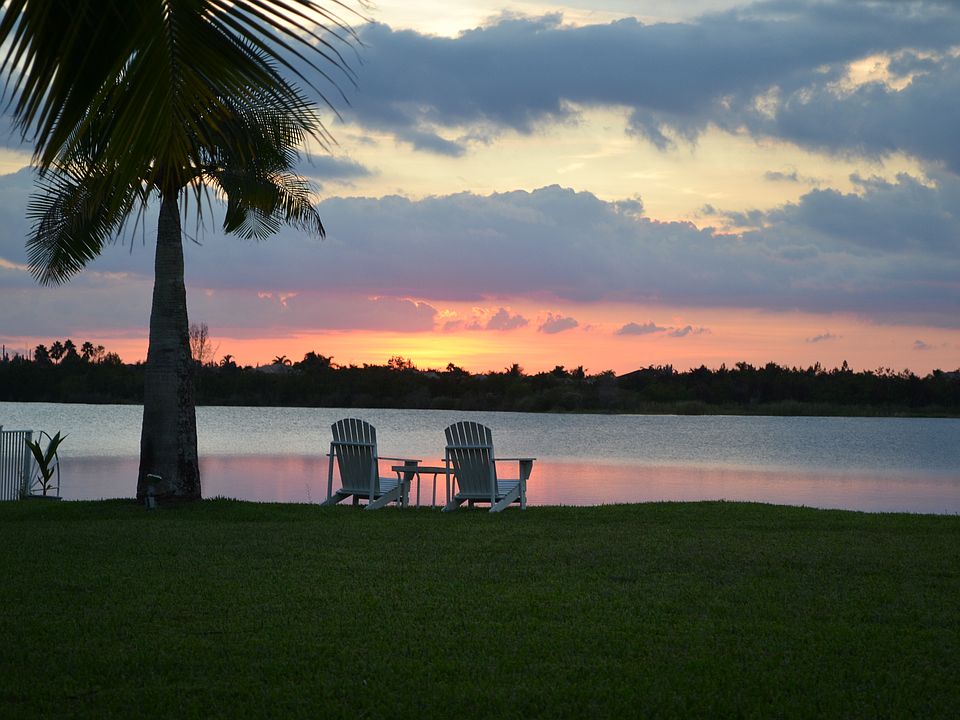 Backyard sunsets