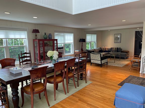 living & dining room with table for 10