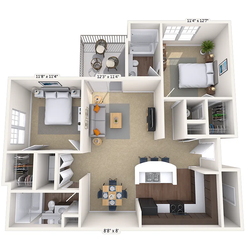 Floor plan Silver Palm