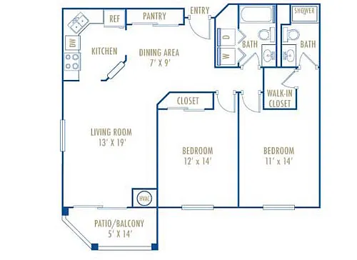 Floor plan Woods