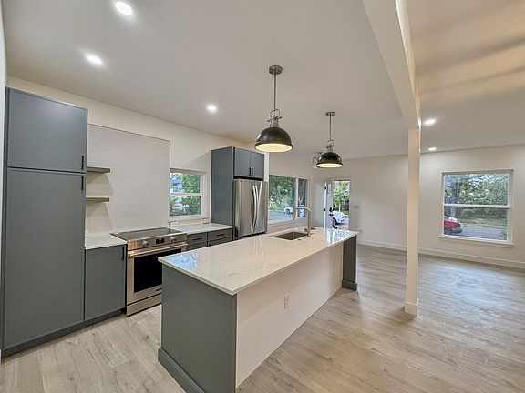 Kitchen looking towards front door