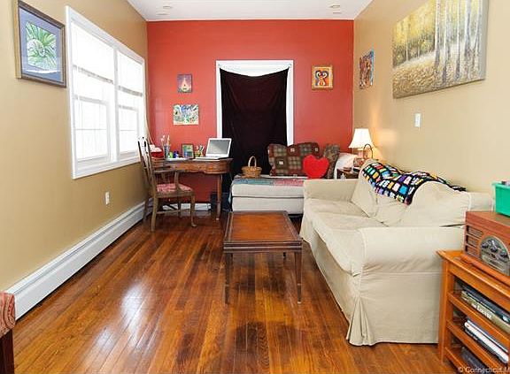 Living Room with hardwood f...