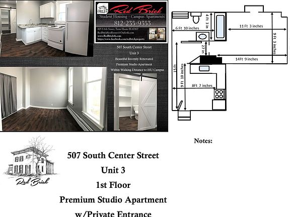 3rd image of 507 S Center St APT 3