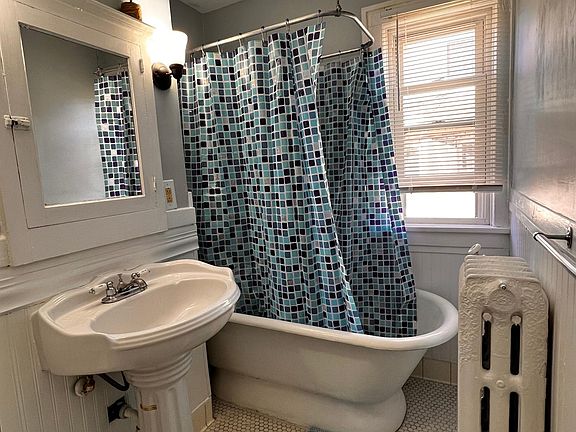clean bathroom with huge soaking tub