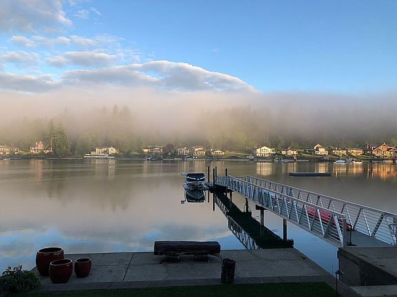 Early morning fog.