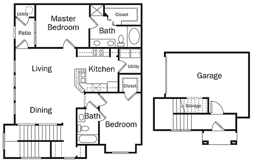 Floor plan 2BU1-LACOSTE