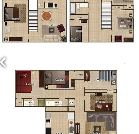 Top floorplan - Two Story Home
Bottom floorplan - Ranch Style Home