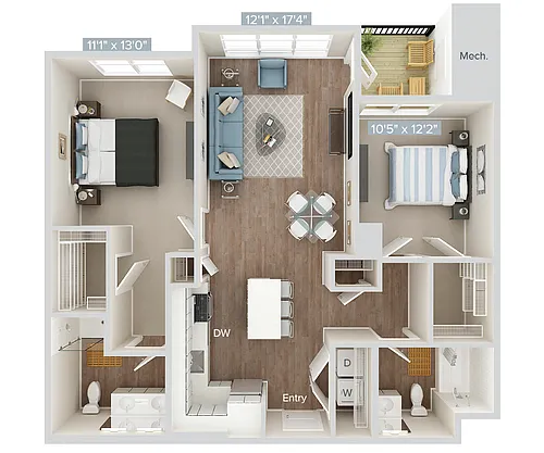 Floor plan BM2-2