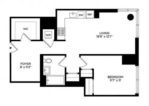 Floor plan 1CJ East