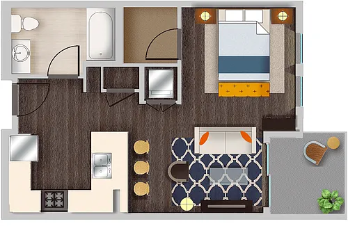 Floor plan A13