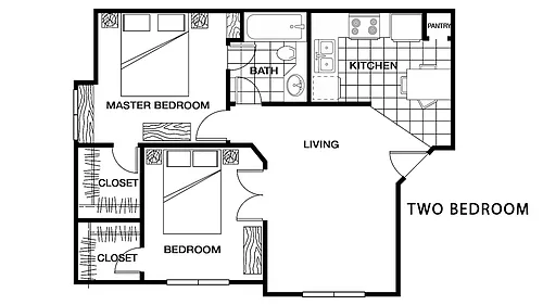 Floor plan 2 Bedroom