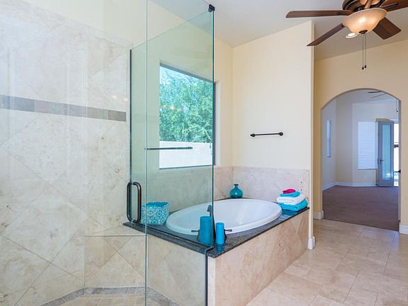 Separate tub and shower