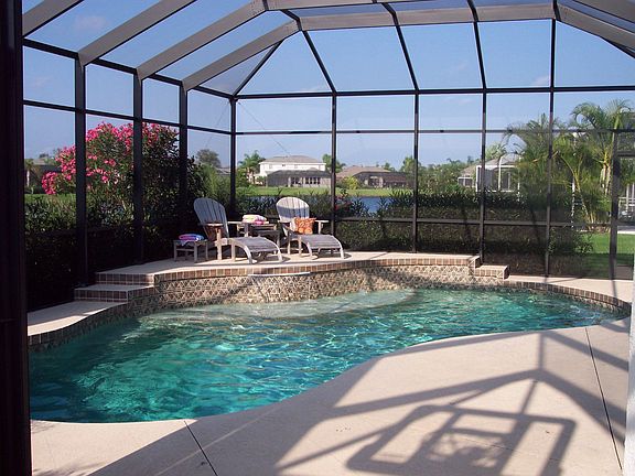 Salt water heated pool