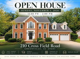 210 Cross Field Rd, Greenville, SC 29607