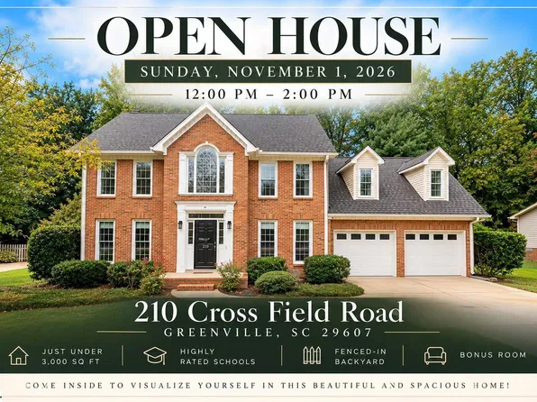 210 Cross Field Rd, Greenville, SC 29607
