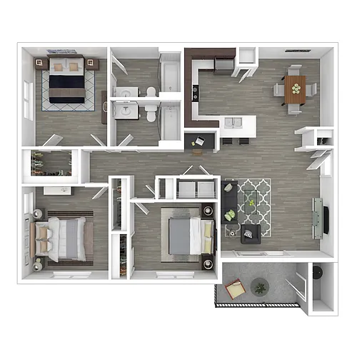Floor plan Phase 2-3x2-1293- Partial Renovation