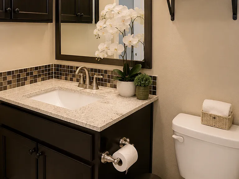1ST Bathroom w Shower+Bath