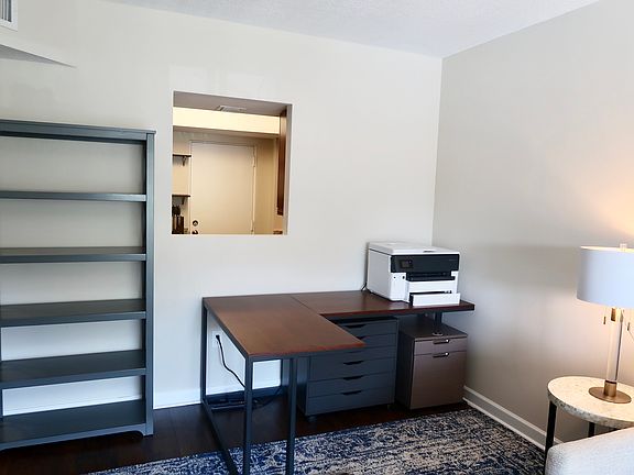 Living room/office area