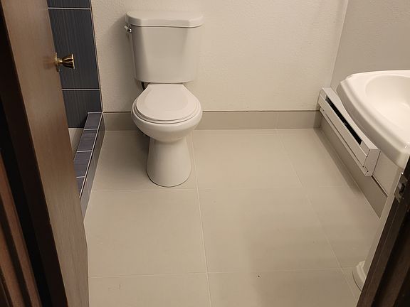 New bathrooms, all new tile