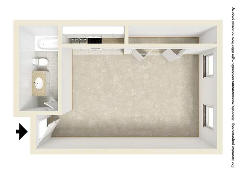 Floor plan Studio