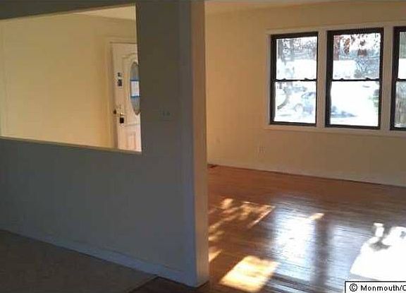 view from kitchen into li