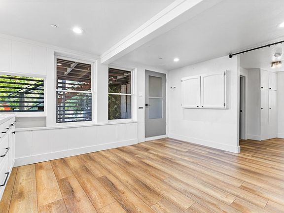 Front entrance to kitchen