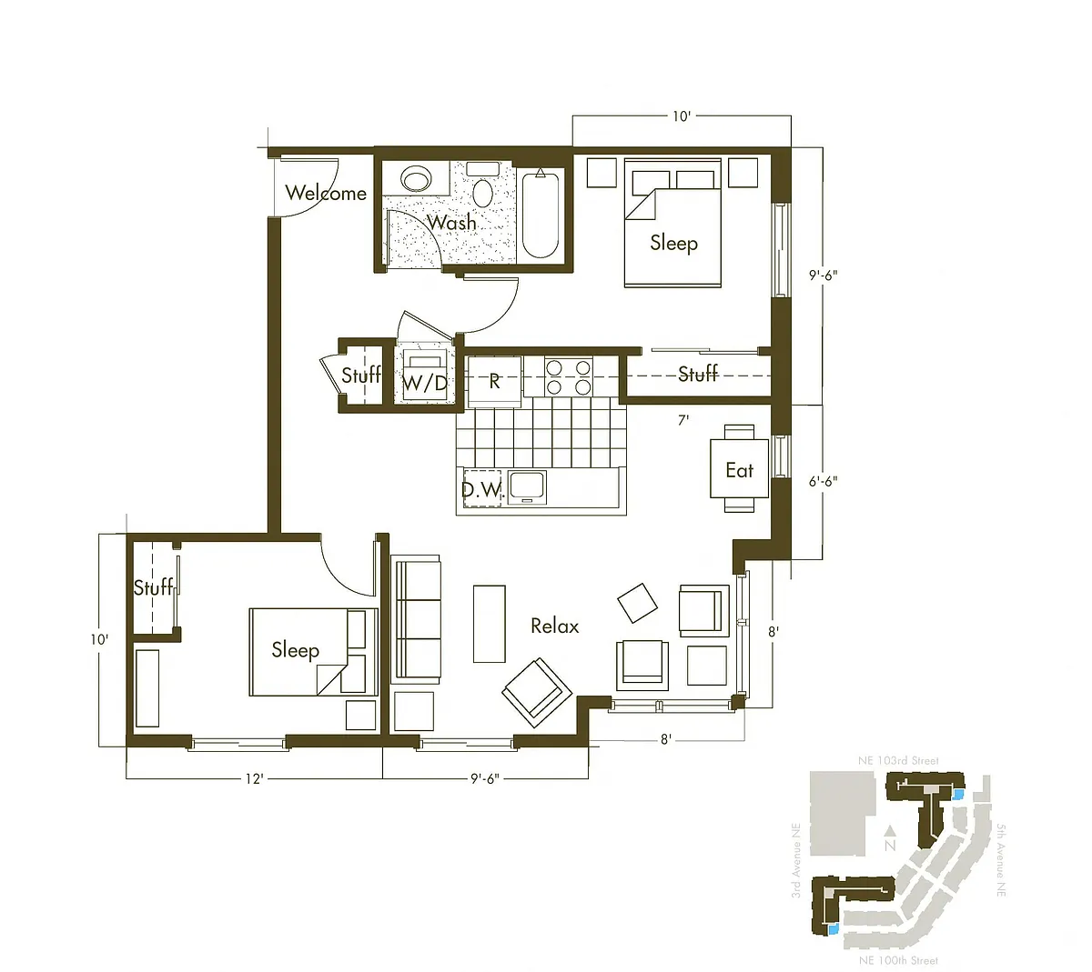 Floor plan B2