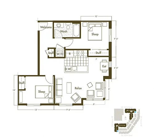 Floor plan B2