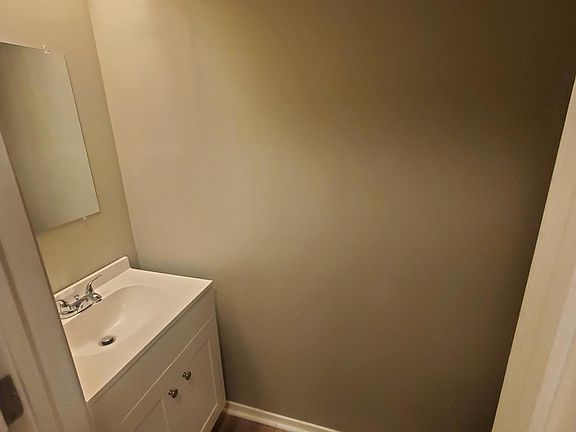 New half bath off kitchen