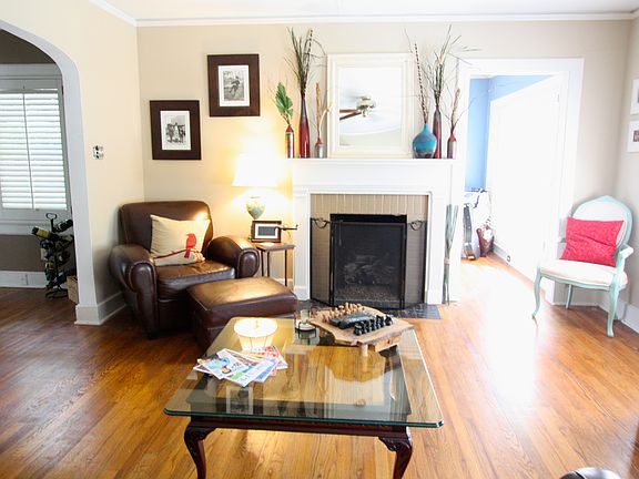 Den with Fireplace