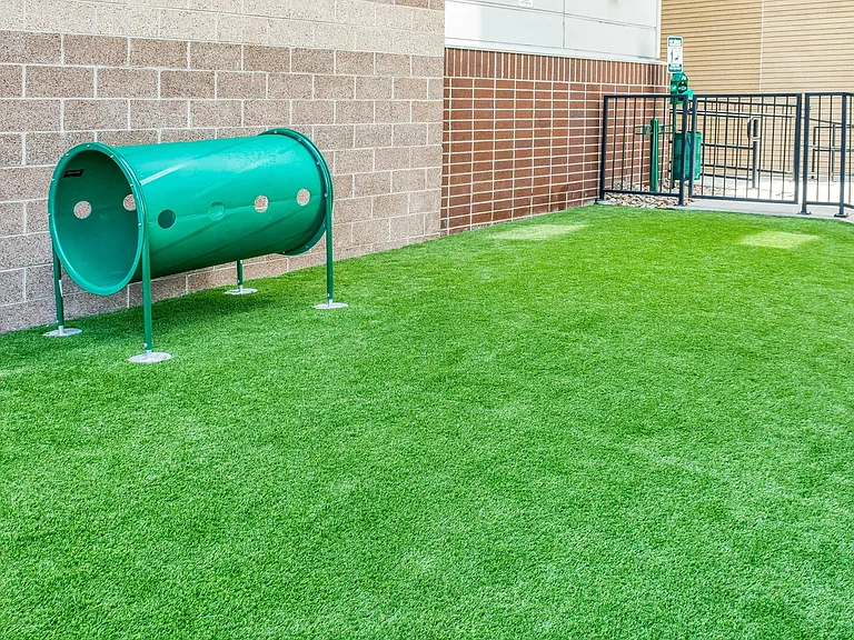 We offer 2 Bark Parks for our 4 legged residents