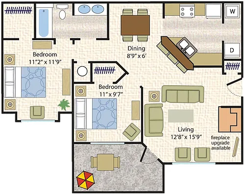 Floor plan 2X1 Partial Reno