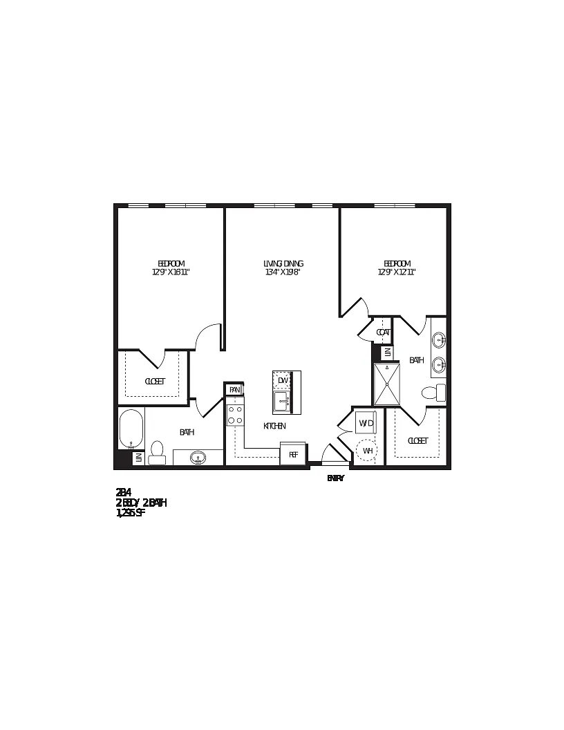 Floor plan 2B