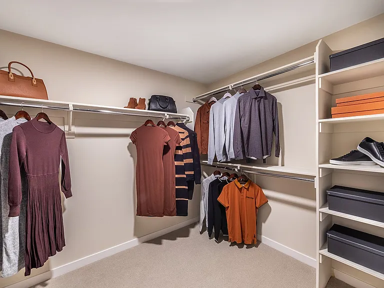 Spacious closet
