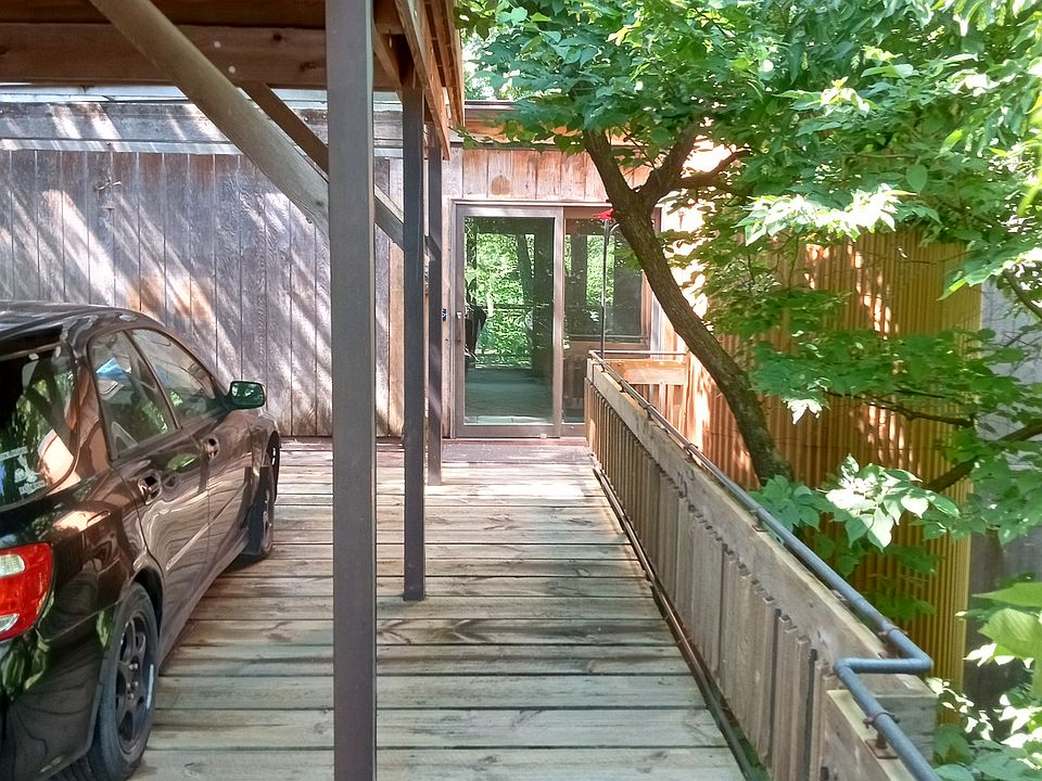 Driveway (Bridge) leading to front door.
