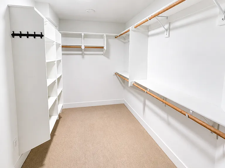 Primary walk in closet