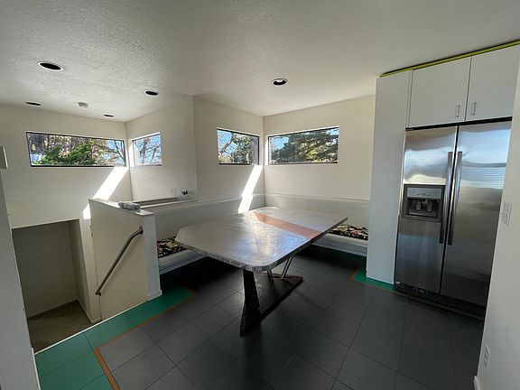 Dining Area with Stainless Table